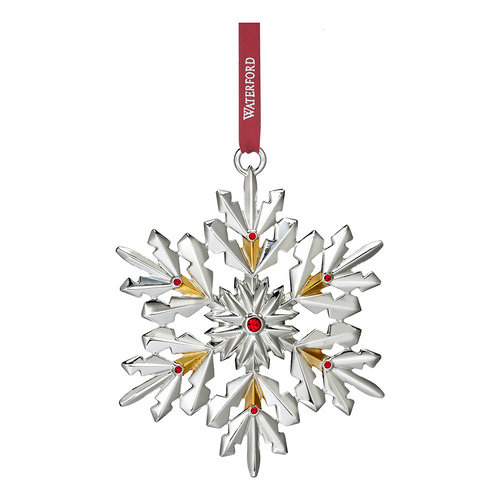 Waterford Silver 2017 Annual Snowflake Ornament