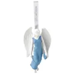 Wedgwood Christmas Angel Ornament - Blue