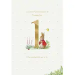 Hallmark Card - Peter Rabbit 1st Birthday Granddaughter Card