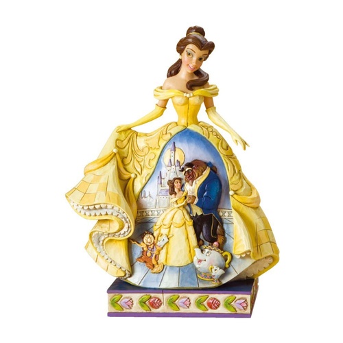Jim Shore Disney Traditions - Belle Moonlit Enchantment Figurine