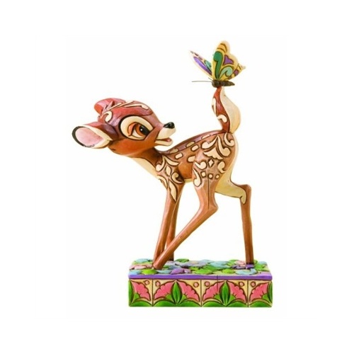 Jim Shore Disney Traditions - Bambi - Wonder of Spring Personality Pose