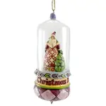 Heartwood Creek Hanging ornament collection - Santa glass dome