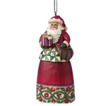 Heartwood Creek Hanging ornament collection - Santa with present