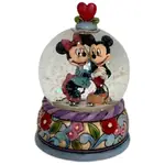 Disney Traditions (Showcase) - Mickey & Minnie Mouse - Spring Jitterbug Snow Globe