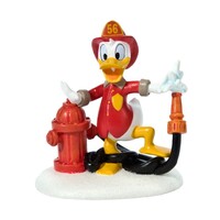 Disney Mickey's Merry Christmas Village by Dept 56 - Donald's Fire Hose