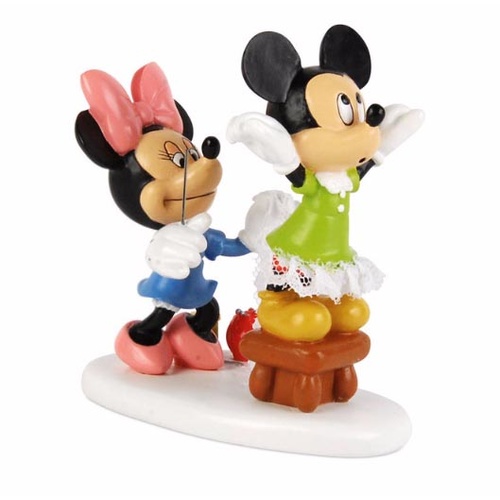 Disney Mickey's Merry Christmas Village by Dept 56 - Minnie Sewing