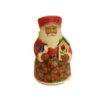 UNBOXED - Jim Shore Heartwood Creek - Santa With Blue Bird