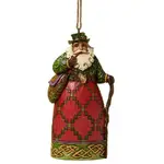 Heartwood Creek Santas around the World - Irish Santa Hanging Ornament