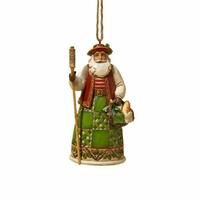 Jim Shore Heartwood Creek Santas Around The World - Italian Santa Hanging Ornament