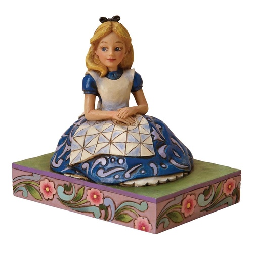 Jim Shore Disney Traditions - Alice in Wonderland Awaiting an Adventure figurine