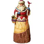 Heartwood Creek Santa Collection  - Lodge Santa With Cardinal