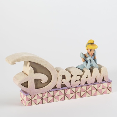 Jim Shore Disney Traditions -  Cinderella Dream Word Figurine