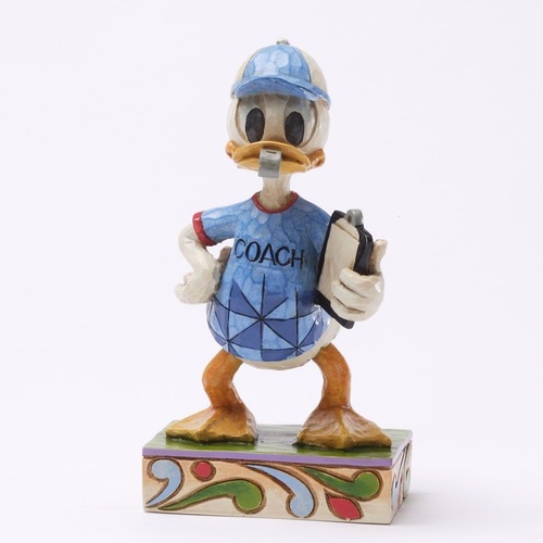 Jim Shore Disney Traditions -  Donald Duck Best Coach Figurine