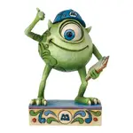 Jim Shore Disney Traditions - Mike Wazowski Good Morning Metropolis Monsters Inc Figurine