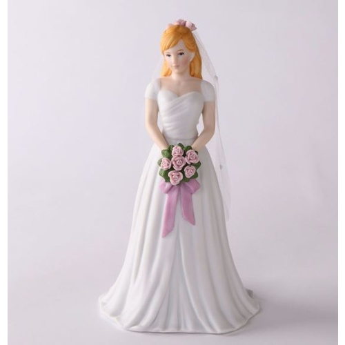 Growing Up Girls - Blonde Bride Cake Topper