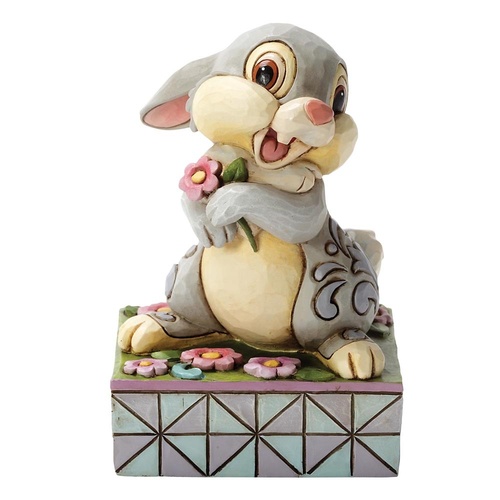 Jim Shore Disney Traditions - Bambi Thumper - Spring Has Sprung Personality Pose