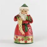 Heartwood Creek Santa Collection - Pint Sized Santa with stocking