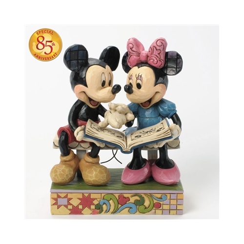 Jim Shore Disney Traditions - Mickey & Minnie Mouse 85th Anniversary - Sharing Memories