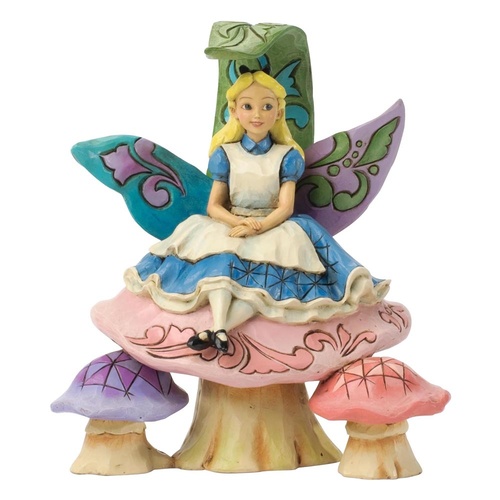 Jim Shore Disney Traditions - Alice in Wonderland So much has changed So Much Since This Morning Figurine