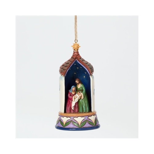 Hanging ornament collection - Lighted holy family