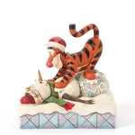 Jim Shore Disney Traditions - Tigger with snowman Christmas Figurine