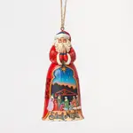 Heartwood Creek Hanging Ornament Collection  - Silent Night Santa Hanging Ornament