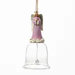 Heartwood Creek Classic - Angel Glass Bell Ornament Hanging Ornament