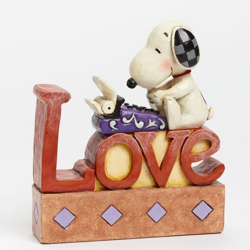 Peanuts By Jim Shore - LOVE - Snoopy Love Word