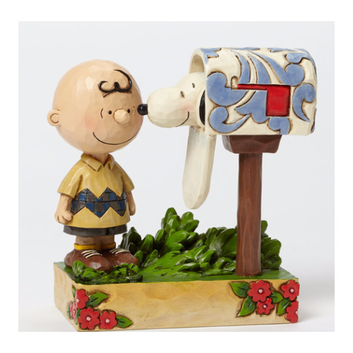 Peanuts By Jim Shore - Charlie Brown & Snoopy Mailbox