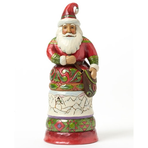 Jim Shore Kindly Kris Kringle - Regal Santa With Bag (Santa Collection)