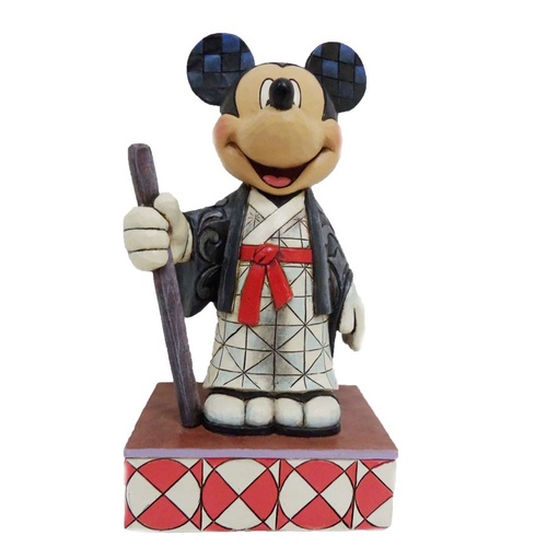 PRE PRODUCTION SAMPLE - Jim Shore Disney Traditions - Mickey Around The World - Greetings From Japan