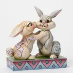 Jim Shore Disney Traditions - Thumper And Miss Bunny Twitterpation Figurine