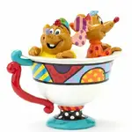 Disney Britto Jaq & Gus In Tea Cup Large Figurine