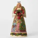 Heartwood Creek Angel Collection - Every Heart Prepares Him Room - Christmas Angel with Tree Scene