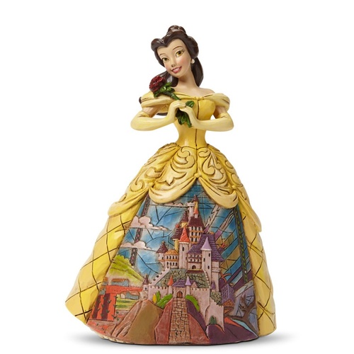 Jim Shore Disney Traditions - Belle Enchanted Castle Dress Figurine