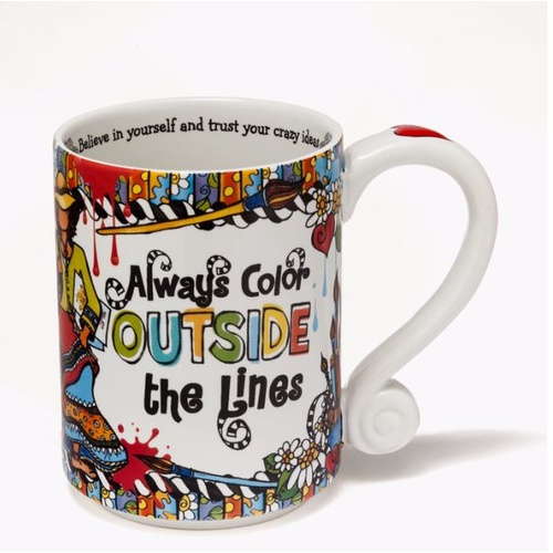 Suzy Toronto Mug - Always Color Outside the Lines
