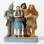 Jim Shore Wizard of Oz - Dorothy, Lion, Scarecrow and Tin Man - Wonderful Adventure