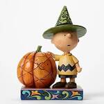 Peanuts By Jim Shore - Charlie Brown with Pumpkin - It's Halloween, Charlie Brown