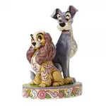 Jim Shore Disney Traditions - Lady and the Tramp 60th Anniversary - Opposites Attract