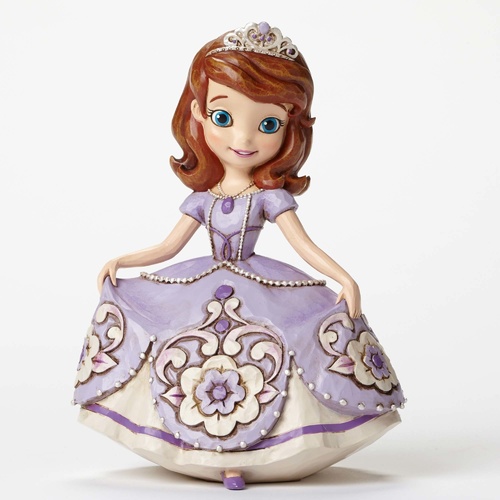 Jim Shore Disney Traditions - The First Princess Sophia The New Girl in Crown Figurine