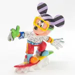 Disney Britto Snowboarding Mickey Figurine