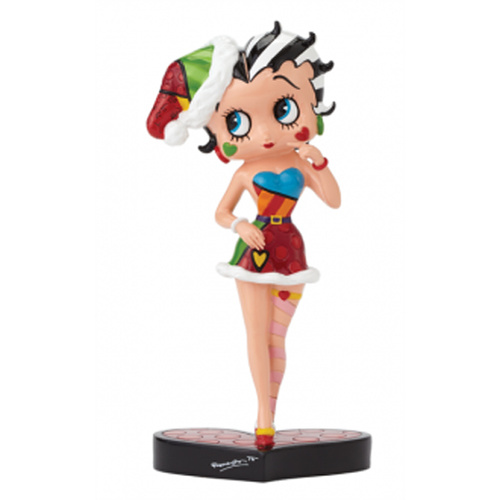 Betty Boop By Britto Santa Outfit Figurine Large