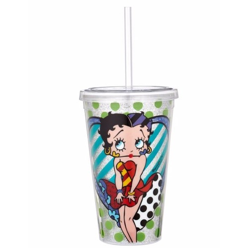 Betty Boop By Britto Tumbler Skirt Flip