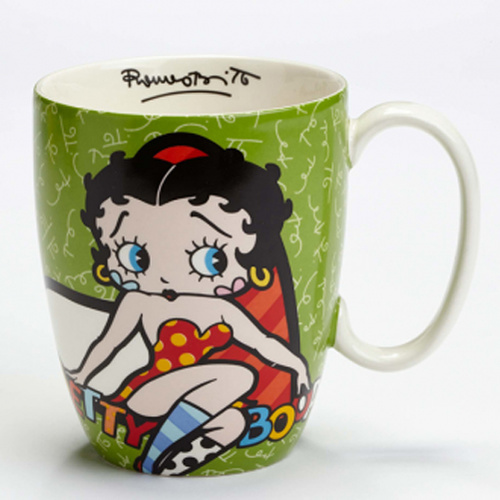 Betty Boop By Britto Mug Green