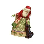 UNBOXED - Jim Shore Heartwood Creek - Santa with Puppy