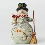Heartwood Creek Snowman Collection  - Mini Snowman with winter scene