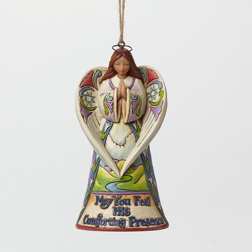 PRE PRODUCTION SAMPLE - Heartwood Creek Hanging Ornament Collection  - May You Feel His Comforting Presence