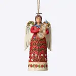 Heartwood Creek Williamsburg Collection  - Williamsburg Angel with Harp Hanging Ornament