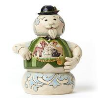 PRE PRODUCTION SAMPLE - Jim Shore Rudolph Traditions - Sam Snowman With Reindeer Scene