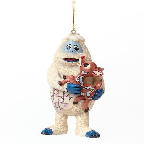 PRE PRODUCTION SAMPLE - Rudolph Traditions by Jim Shore - Bumble and Rudolph the Red Nosed Reindeer Hanging Ornament
